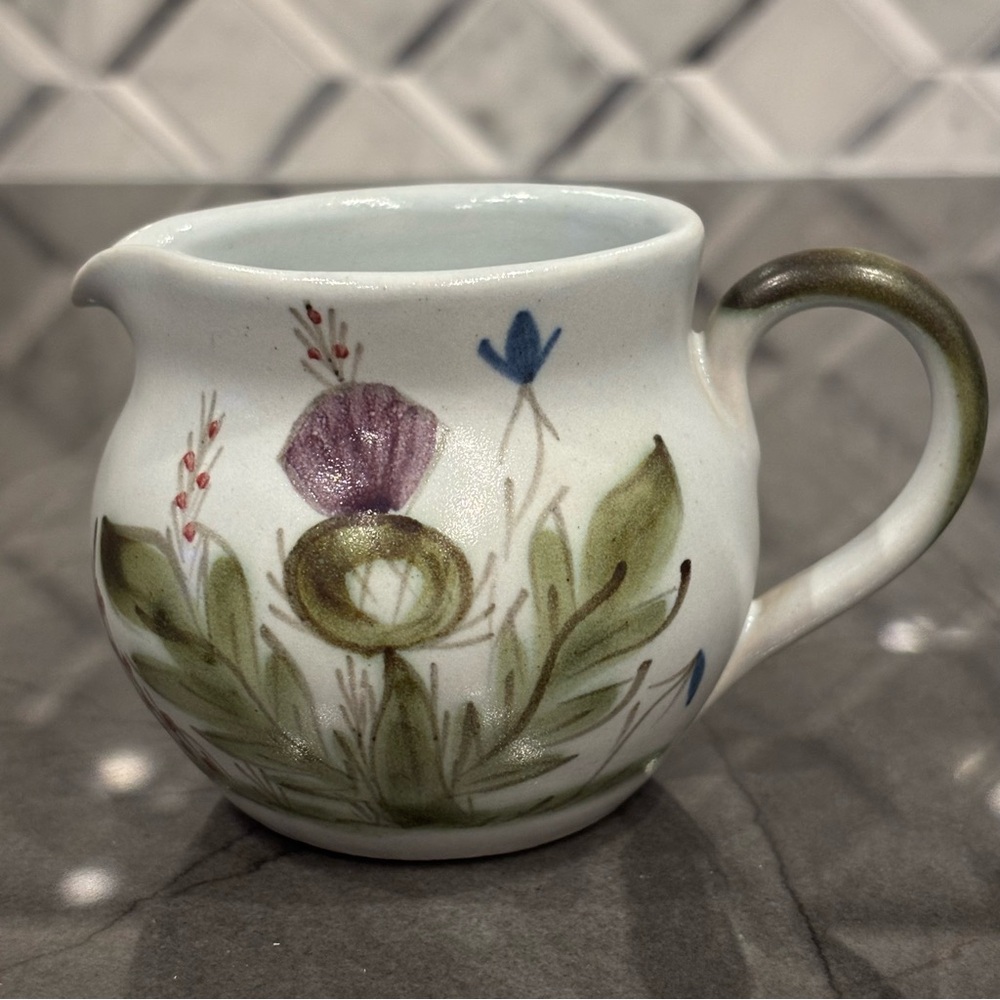 Buchan Portobello Scotland vintage Thistleware w/ heather small creamer jug